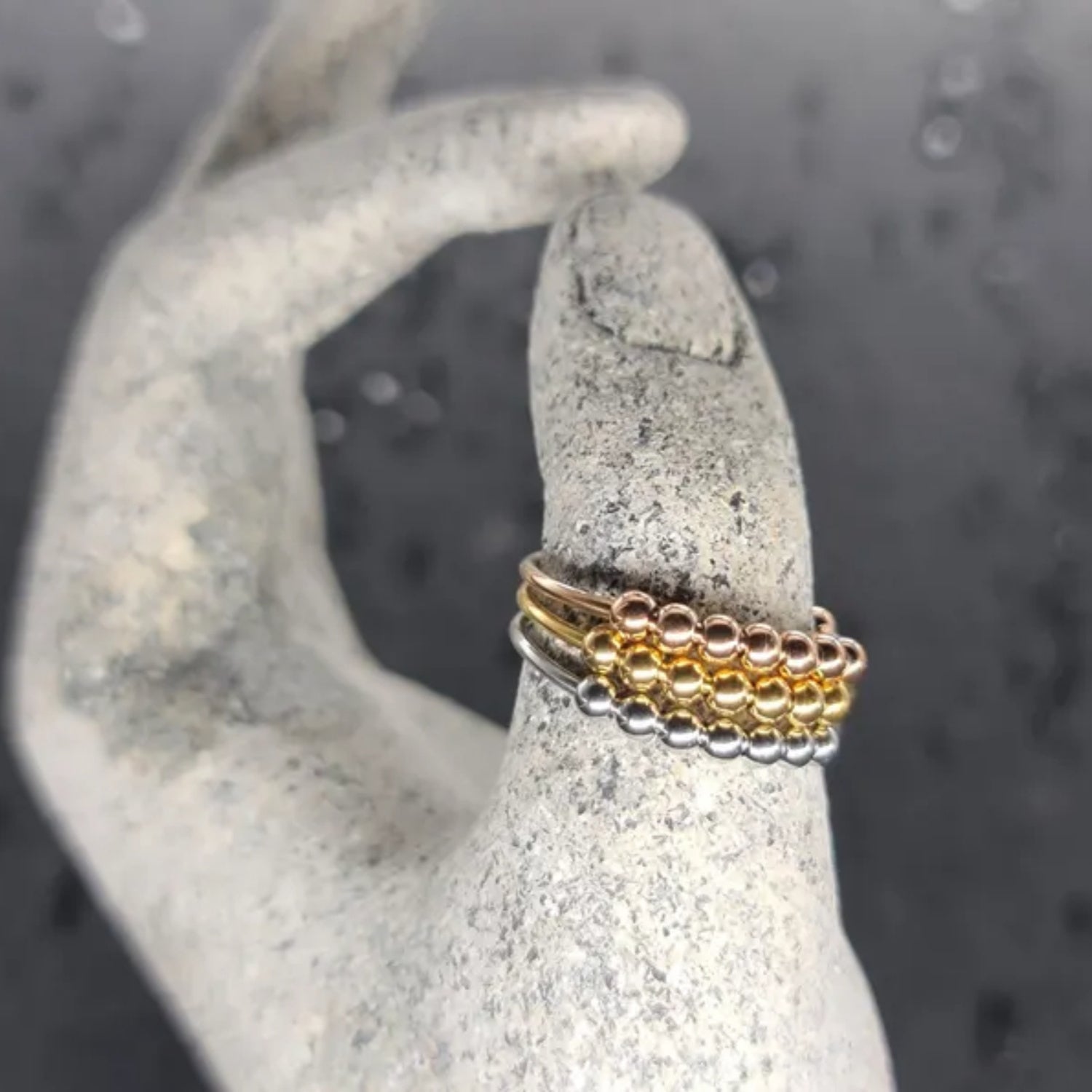 1pc Vintage-Inspired Stainless Steel Ring with Rotatable Bead Opening - Adjustable, Durable, and Stylish for Daily Wear or Parties, Party Accessory | Vintageinspired Ring | Durable Ring